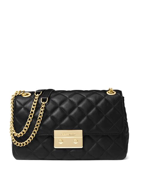 michael kors sloan crossbody leather satchel|Sloan Small Quilted Leather Crossbody Bag .